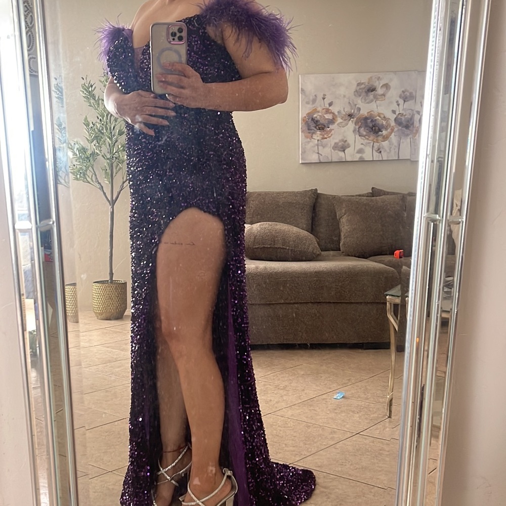 Dress purple